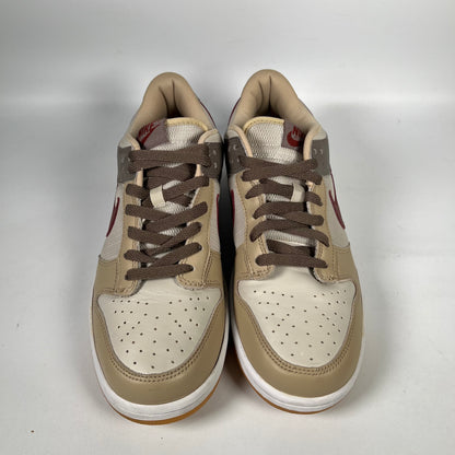 Nike Dunk Low Light Bone Rough Red (2003) Size 9.5 USED s19364
