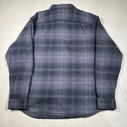 Supreme Shadow Plaid Flannel Black (2023) Size Large USED