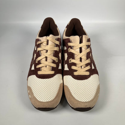 Asics Gel Lyte 3 Cream Dark Brown Size 8.5 NEW s15264