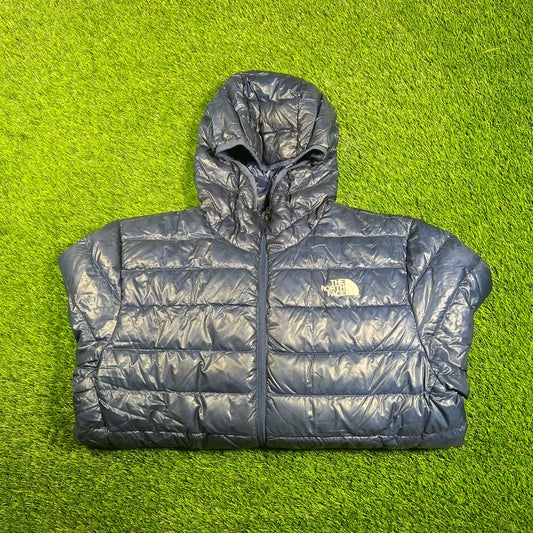 North Face Blue Micro Down Blue Jacket Size Large USED v17971
