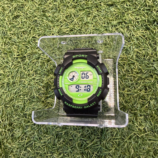 GV Gallery Raspberry Hills Black/Green G Shock Watch NEW