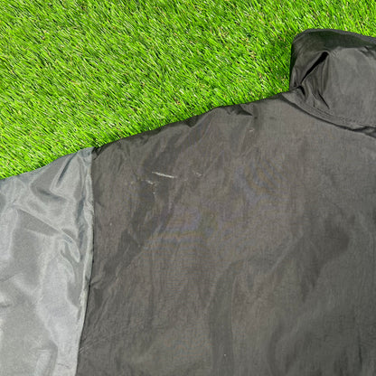 Tommy Hilfiger Grey/Black Down Jacket Size XXL USED v17894