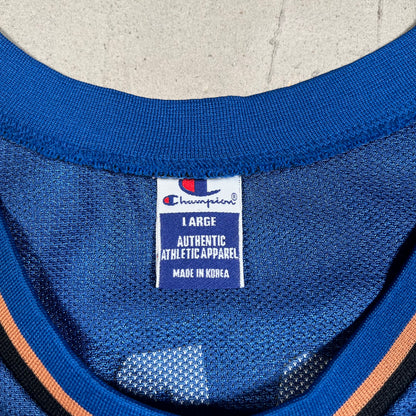 Champion Michael Jordan Washington Wizards Blue Jersey Size Large USED v19561