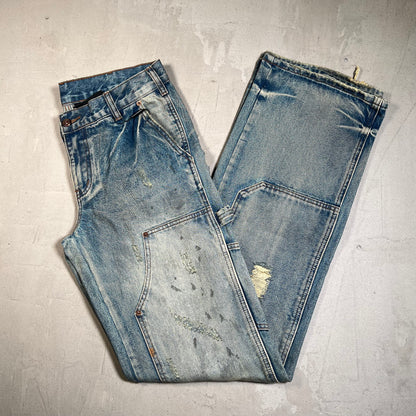 GV Gallery Raspberry Hills Distressed Double Knees Size Medium NEW x17645