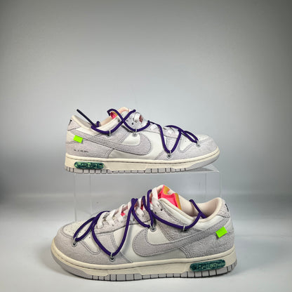 Nike Dunk Low Off White Lot 15 (2021) Size 8 USED s22010