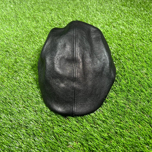 Aime Leon Dore ALD Cabbie Black Leather Hat NEW x14610