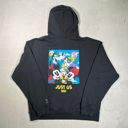 Kith Disney Friends Family Portrait Hoodie Black Size Large USED x18833