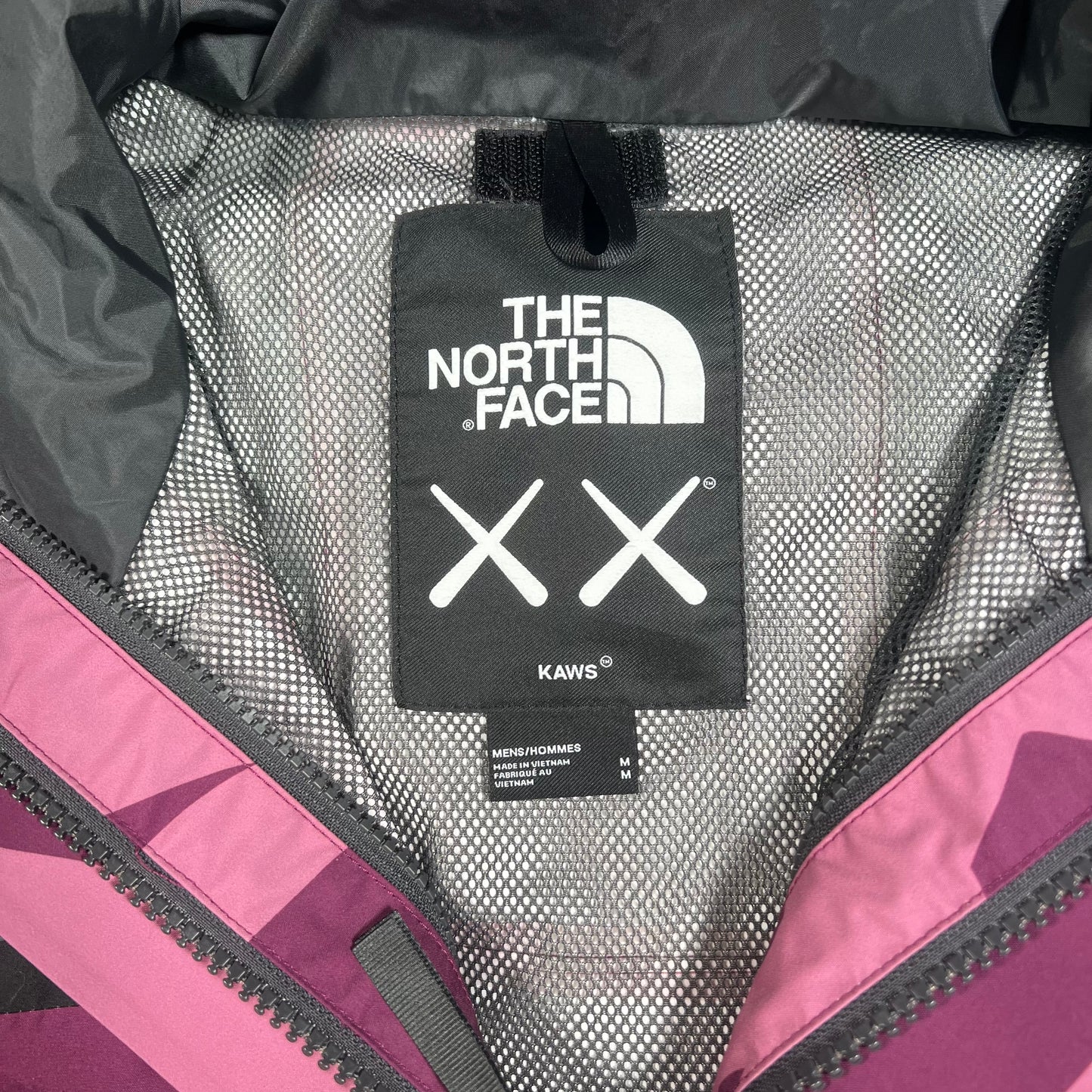 North Face Kaws Mountain Jacket Pamplona Purple 86 Print Size Medium NEW x15678