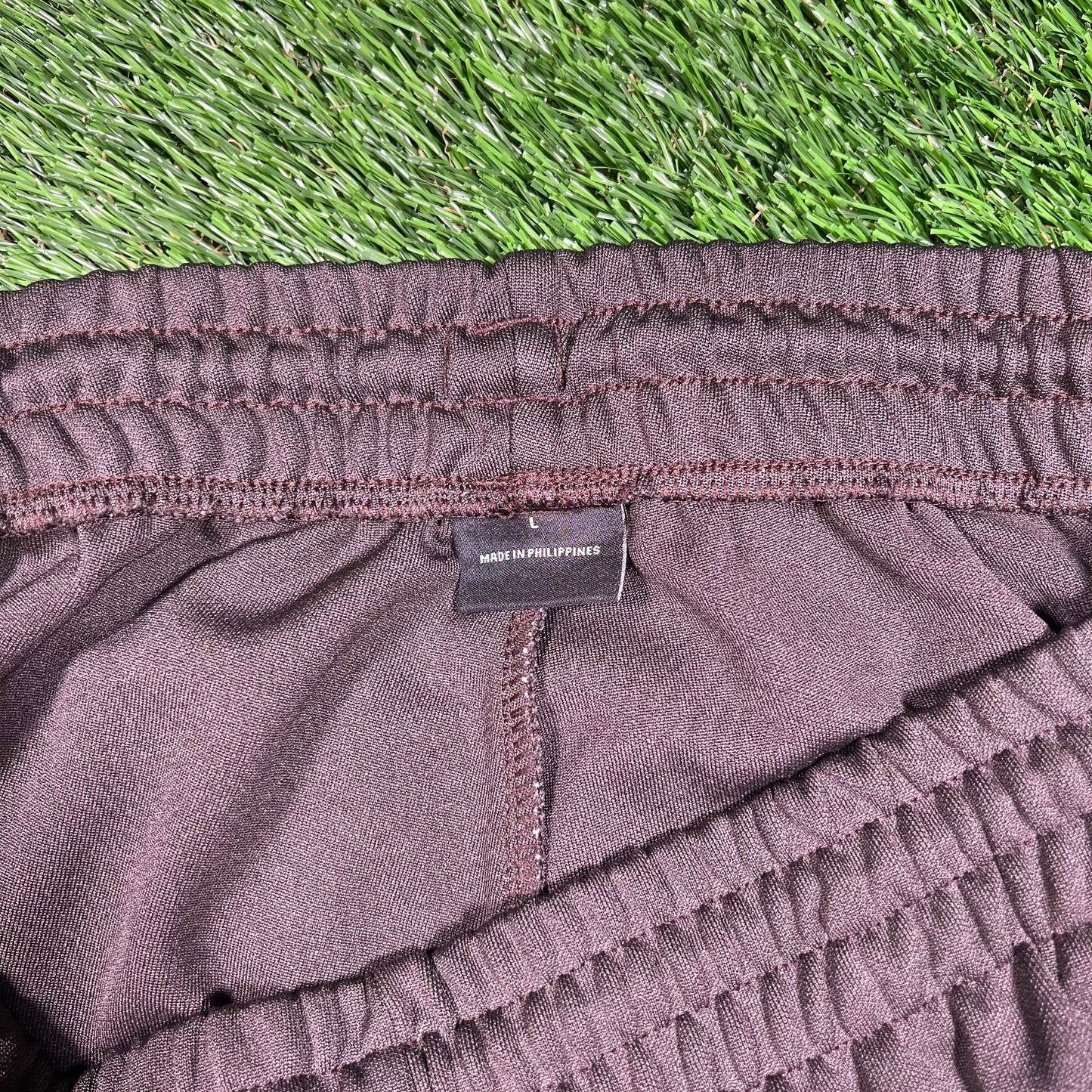 Adidas Calabasas Brown Track Pants Size Large USED x15632