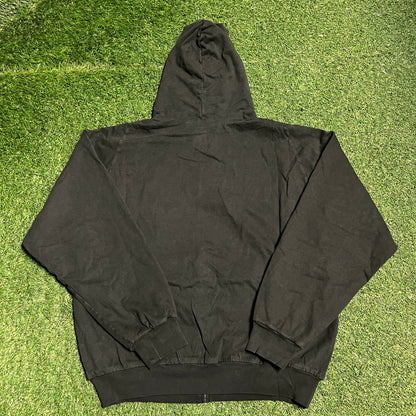 Yeez Gap Zip Up Hoodie Black Size Large NEW x13655