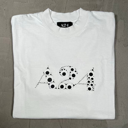 A24 "Everything Everywhere" White Promo Tee Size Large USED x18627