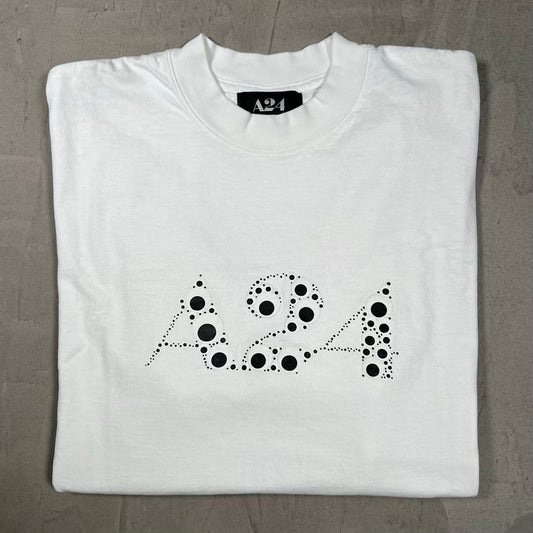A24 "Everything Everywhere" White Promo Tee Size Large USED x18627