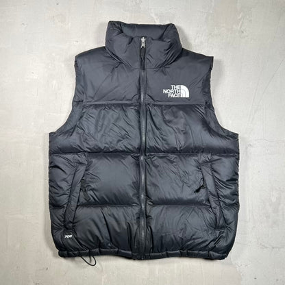 North Face 700 Series Black Puffy Vest Size Medium USED v20395