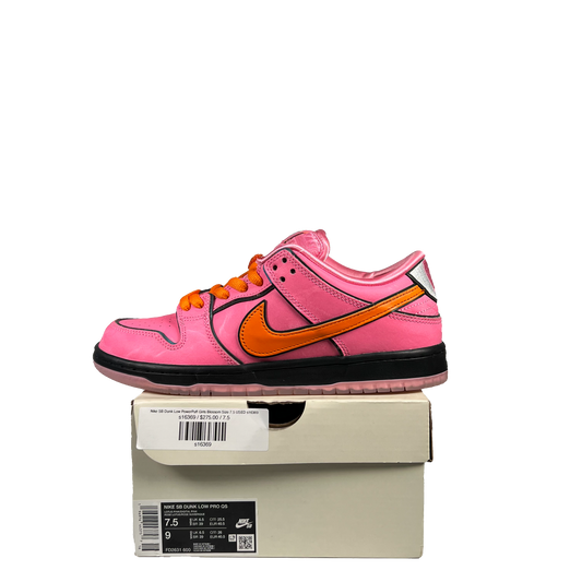 Nike SB Dunk Low PowerPuff Girls Blossom Size 7.5 USED s16369