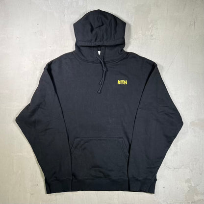 Kith Disney Friends Family Portrait Hoodie Black Size Large USED x18833