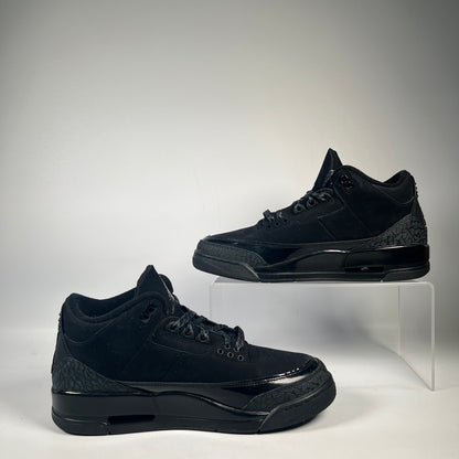 Jordan 3 Black Cat (2025) Size 8.5 USED s21047