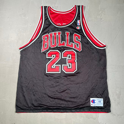 1990s Chicago Bulls Jordan 23 Reversible Champion Jersey Size 48 (XL) USED v20252