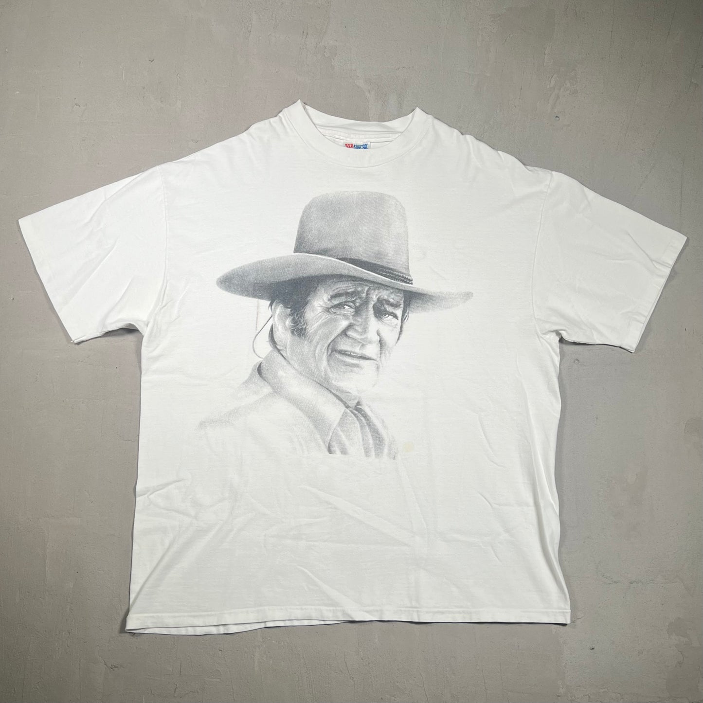 1990s John Wayne Tee White Size XL USED v14800