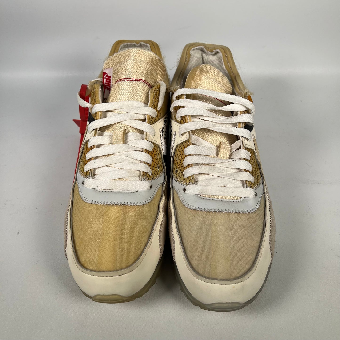 Nike Air Max 90 Off White The 10 Size 10 USED s13953