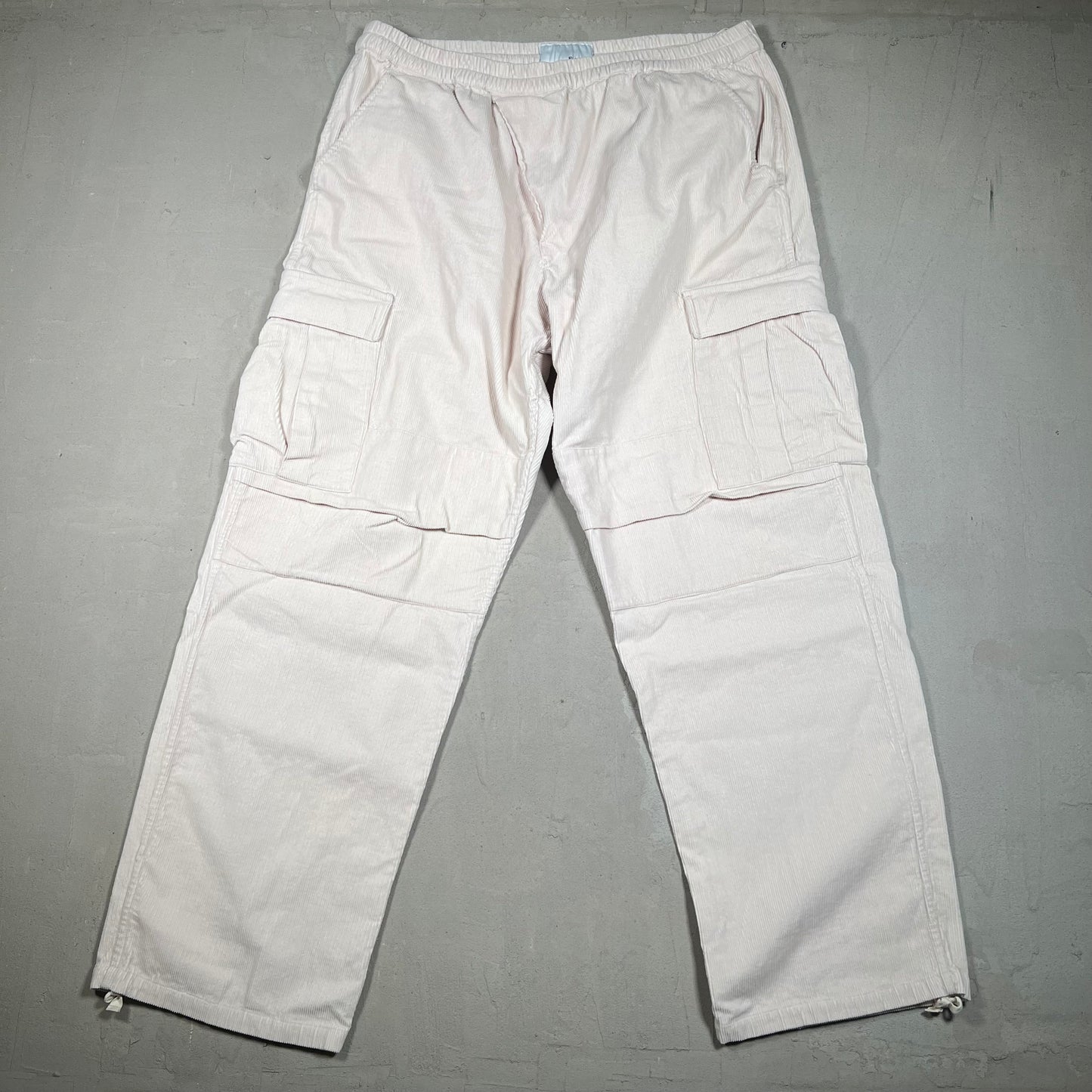 Eighteen East White Corduroy Cargo Pants Size XL USED x17550