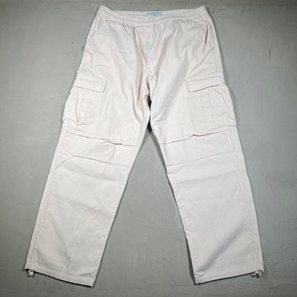 Eighteen East White Corduroy Cargo Pants Size XL USED x17550
