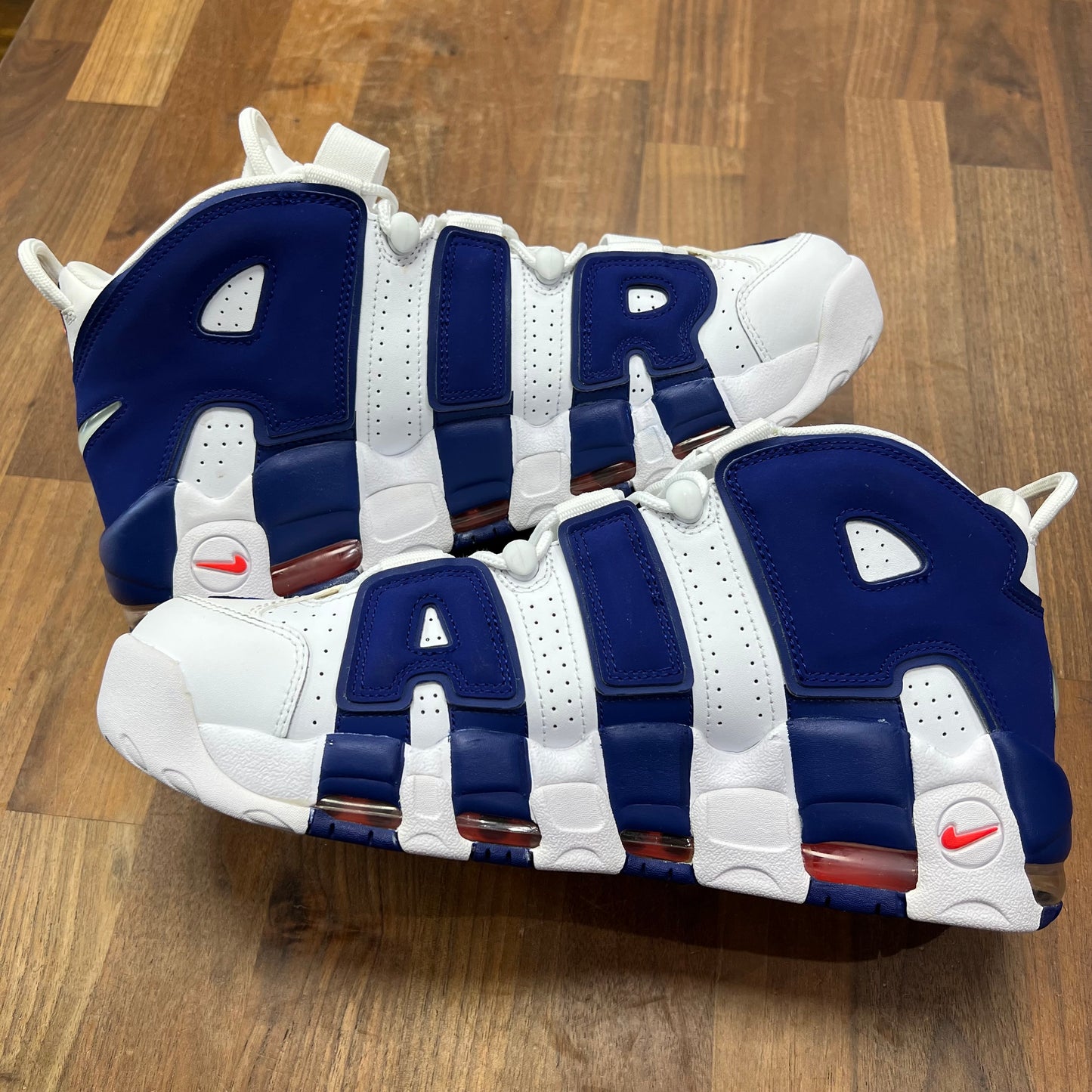 Nike Air Uptempo Knicks Size 11.5 USED s16364