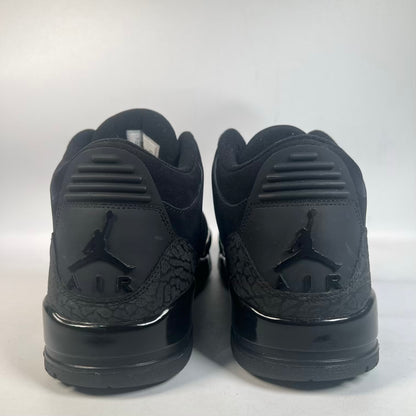 Jordan 3 Black Cat (2025) Size 10 USED s23664