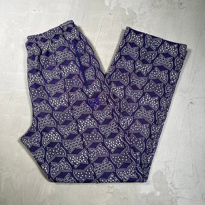 Needles Purple Butterfly Track Pants Size Medium USED x18607