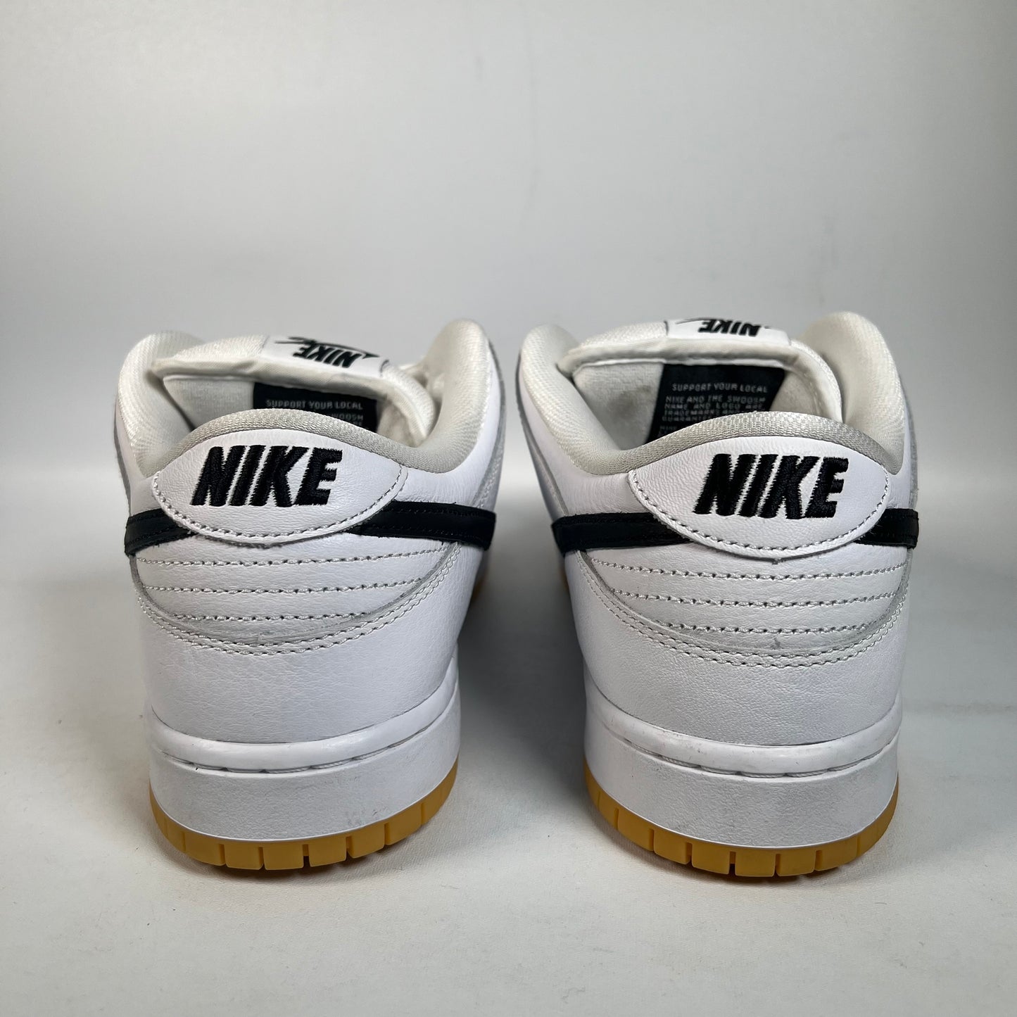 Nike SB Dunk Low White Gum (2023) Size 9.5 USED s21176