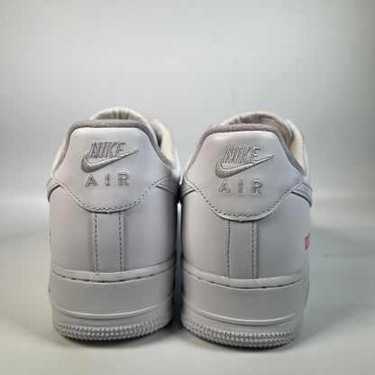 Nike Air Force 1 Low Supreme White (2020) Size 11 USED s22404