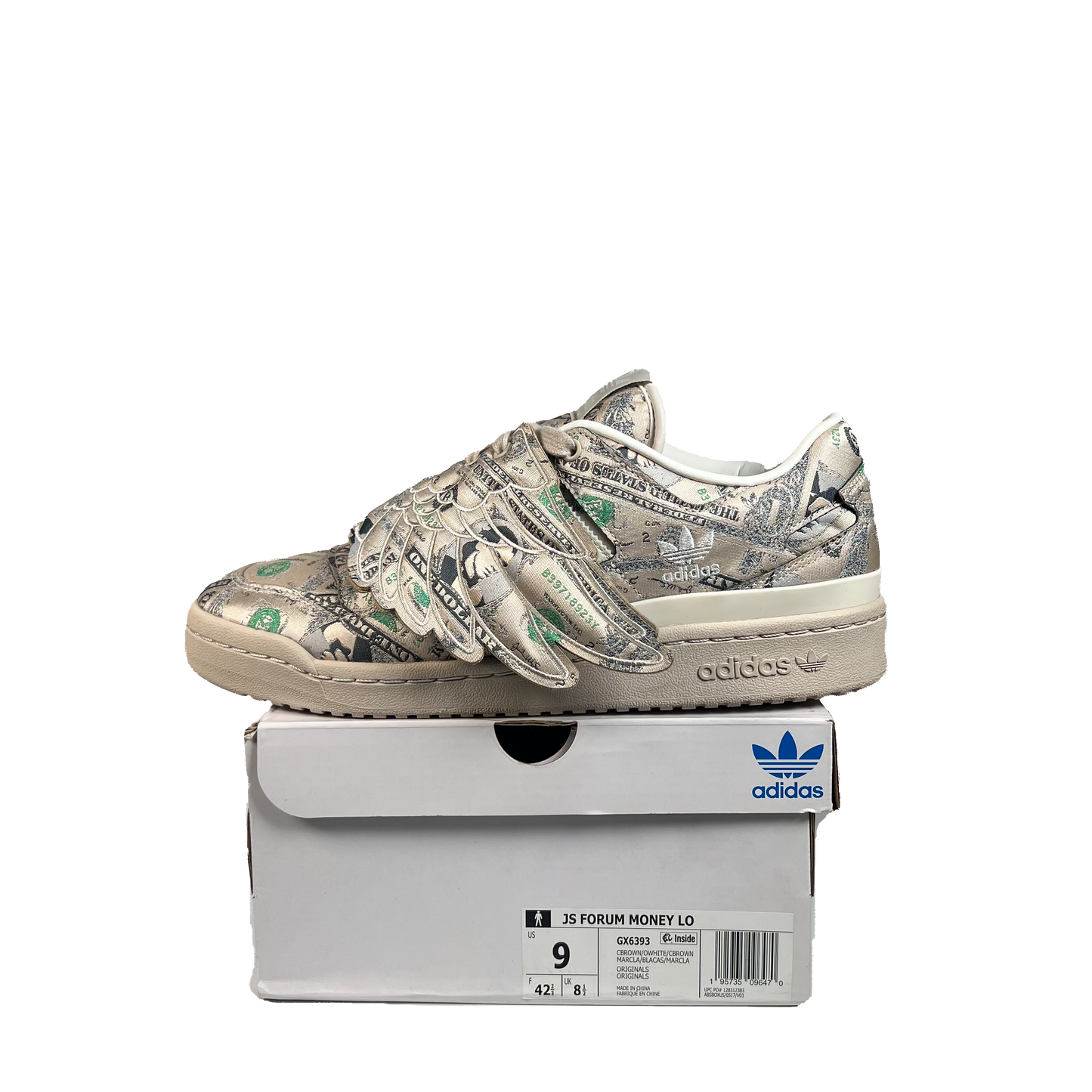 Adidas Forum Wings 1.0 Low Jeremy Scott Money (2021) Size 9 USED s22129