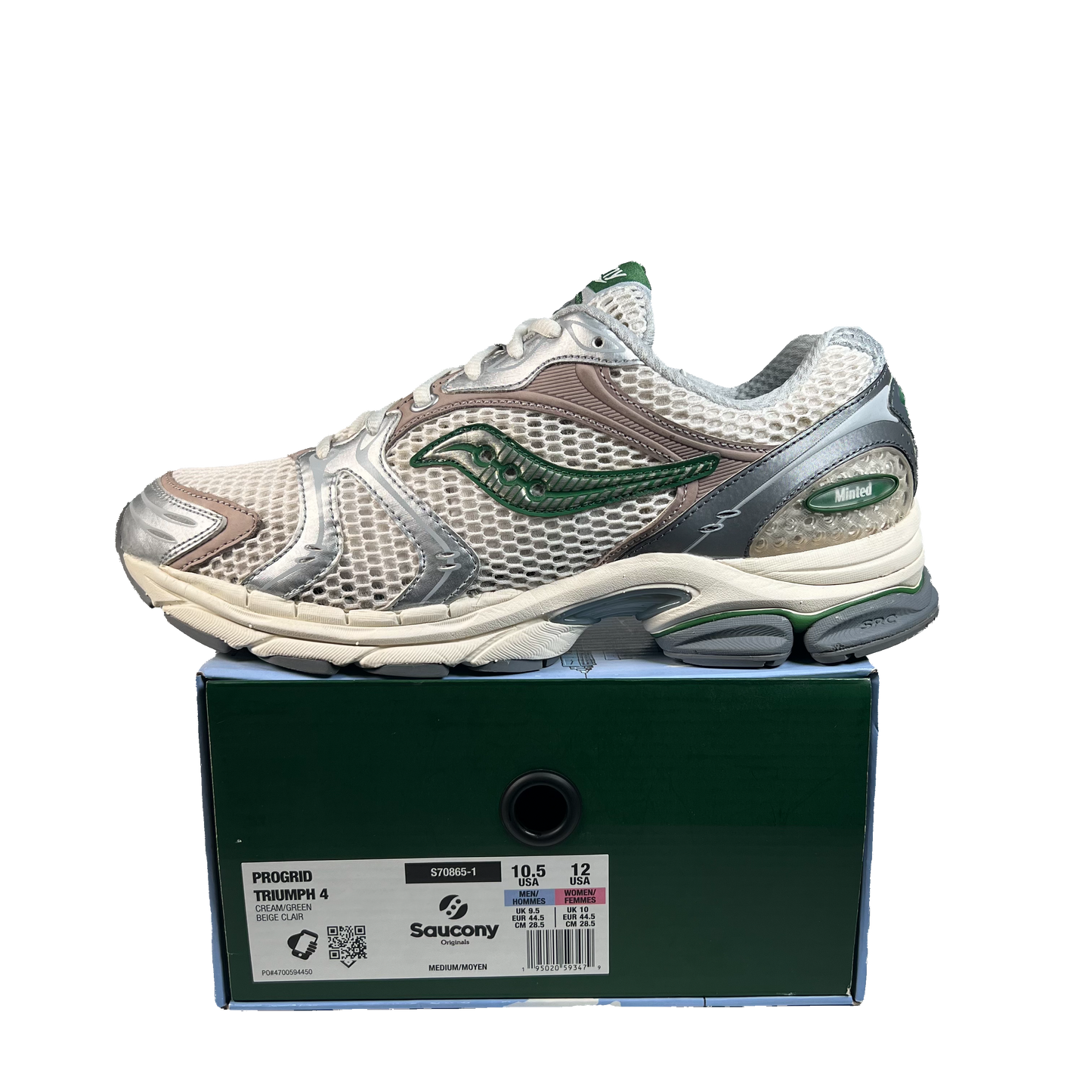 Saucony ProGrid Triumph 4 Minted NY (2024) Size 10.5 USED s22057