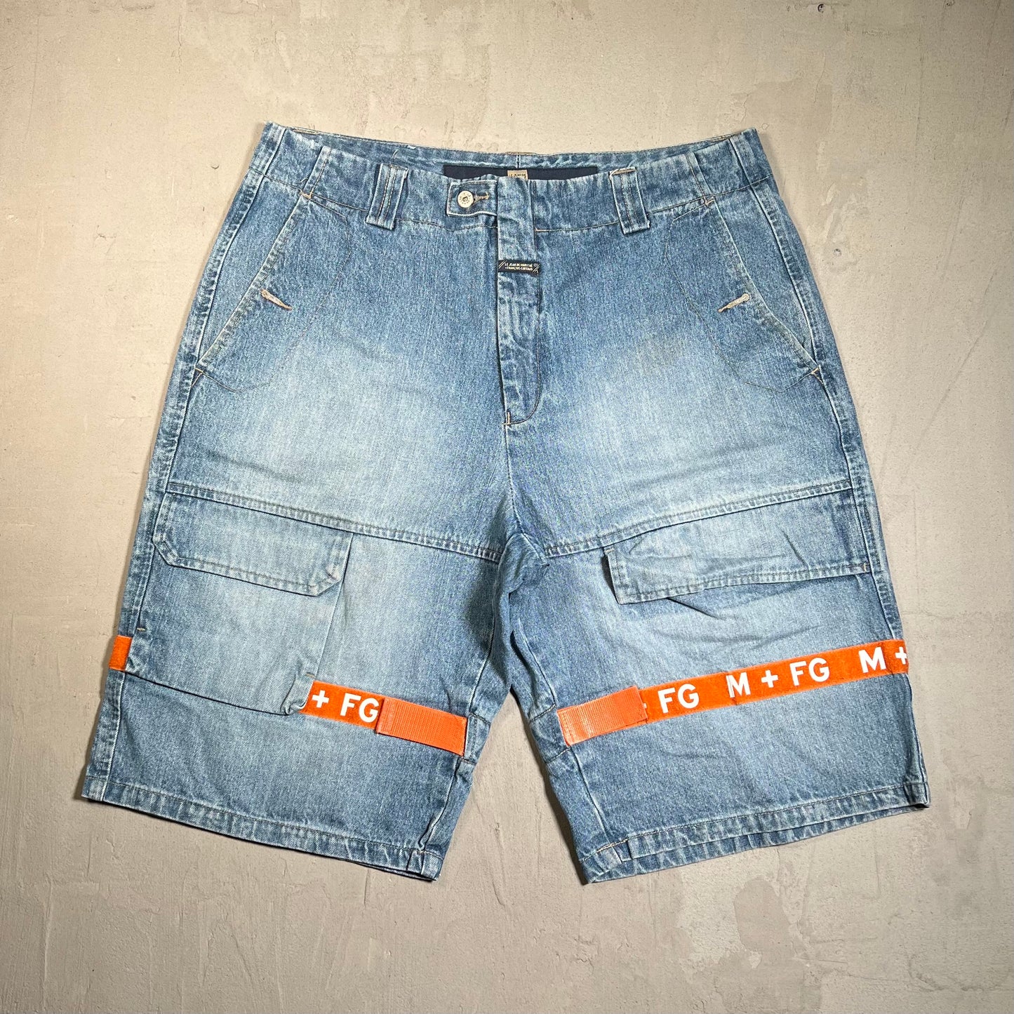 Marite Francois Girbaud Strapped Jorts Size 38 USED x17661