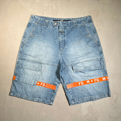 Marite Francois Girbaud Strapped Jorts Size 38 USED x17661