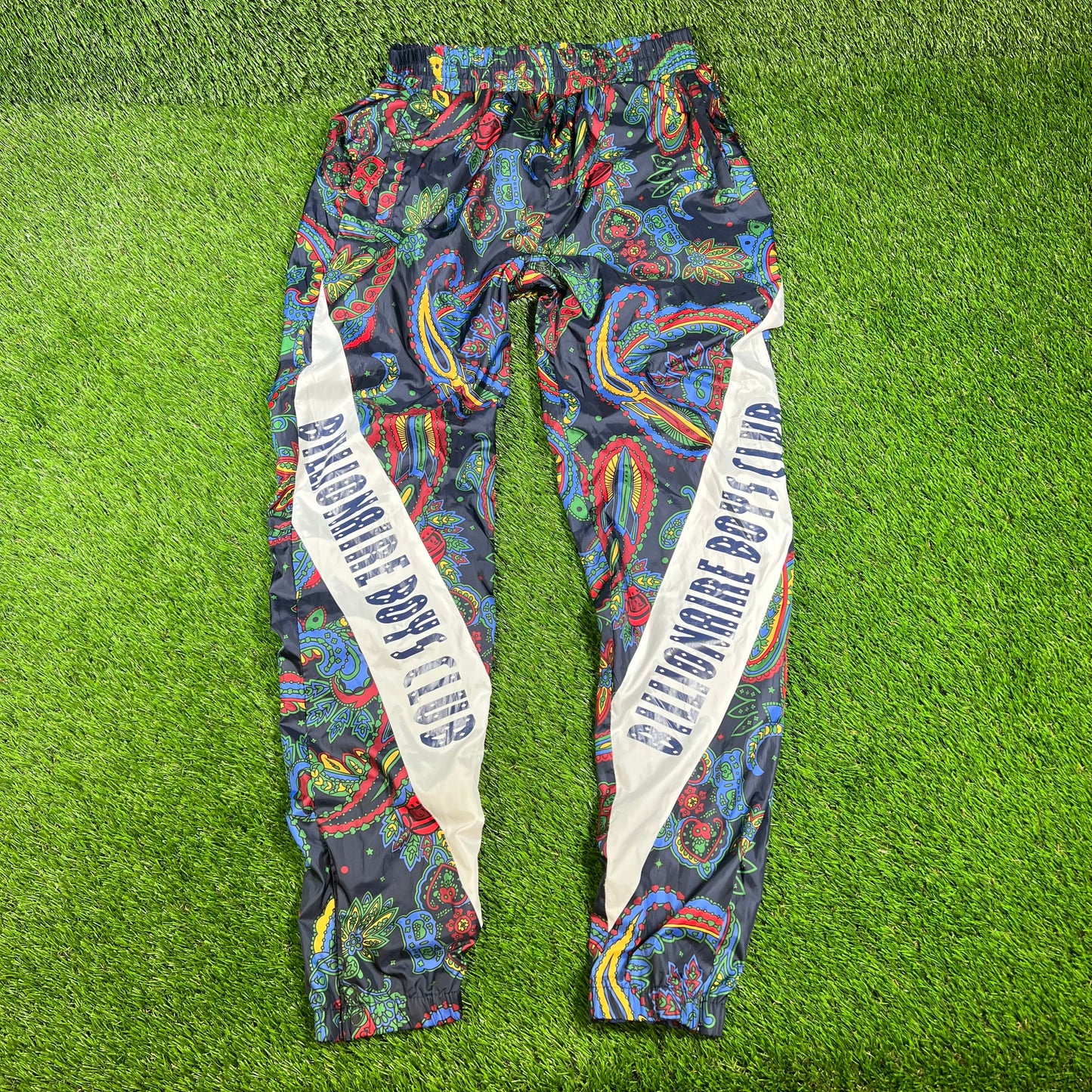 Billionaire Boys Club BBC Paisley Windbreaker Track Pants Size Large USED x14395