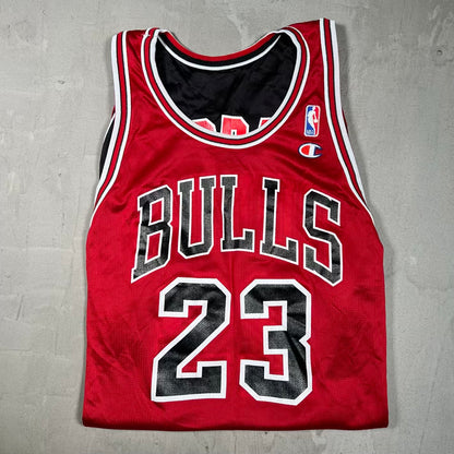 1990s Chicago Bulls Jordan 23 Reversible Champion Jersey Size 48 (XL) USED v20252