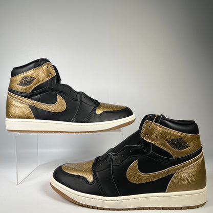 Jordan 1 High Black Metallic Gold (2024) Size 13 NEW s20503