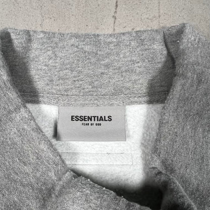 Essentials Fear of God FOG Grey Mockneck Crewneck Size Meidum USED x18901