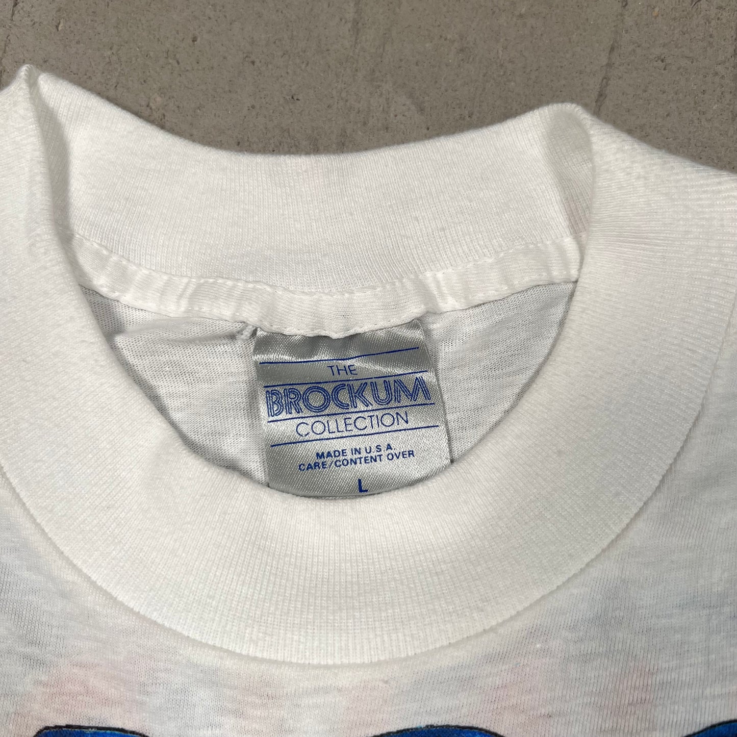 1991 YES Union Tour White Tee Size Large USED v16610