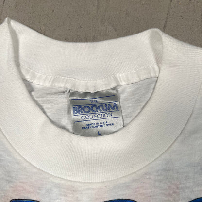 1991 YES Union Tour White Tee Size Large USED v16610