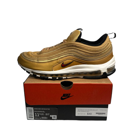Nike Air Max 97 Golden Bullet (2023) Size 10m / 11.5w USED s17676