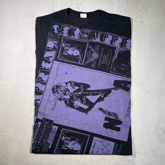 Supreme Collage Purple/Black Tee Size XXL USED x17404