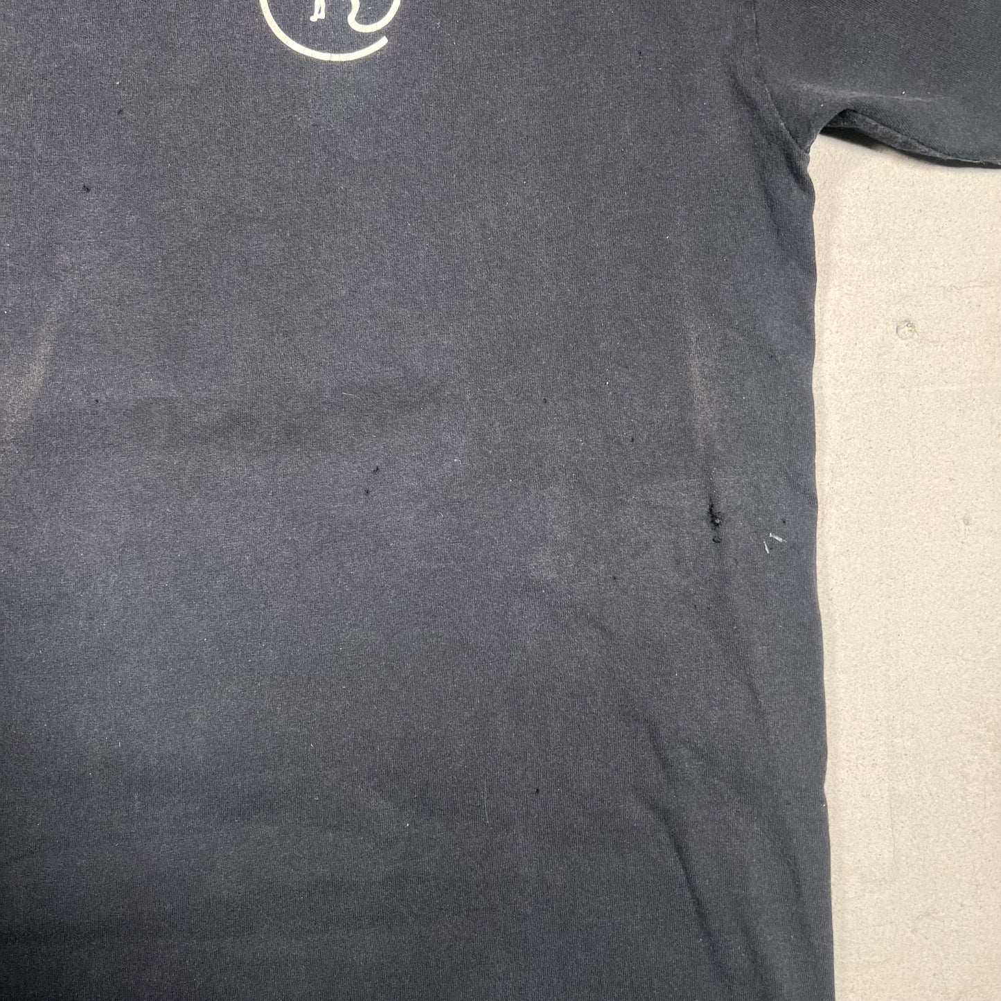 1997 Camel Logo Tee Black Size XL USED v19385