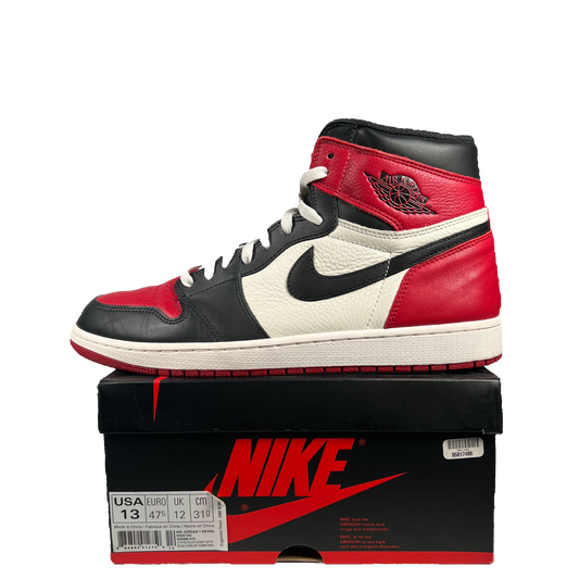 Jordan 1 Bred Toe 2018 Size 13 USED s16732