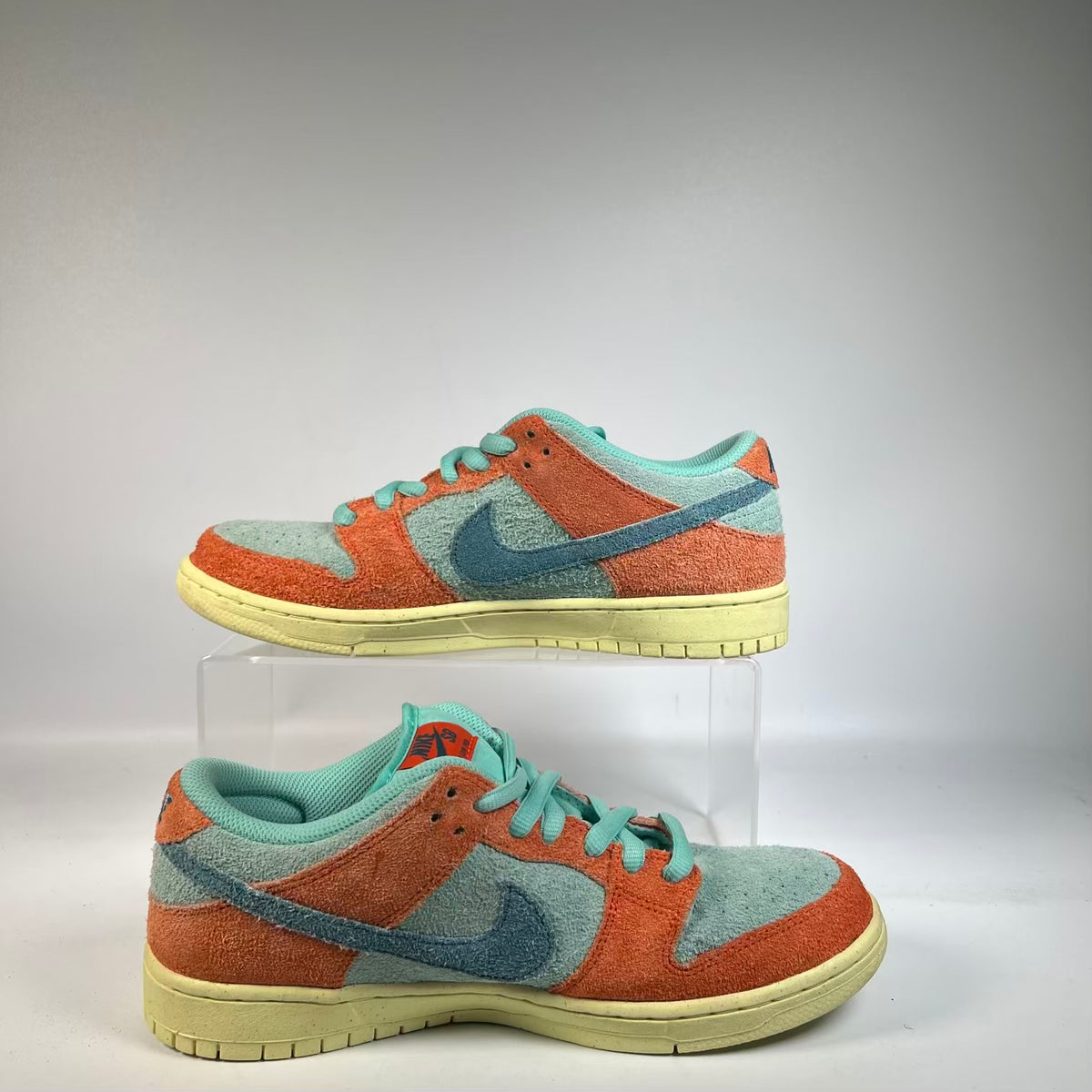 Nike SB Dunk Low Orange Emerald Rise (2023) Size 9 USED s23584