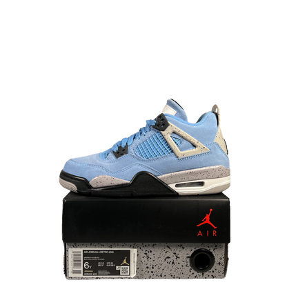 Jordan 4 University Blue Size 6y USED s17174
