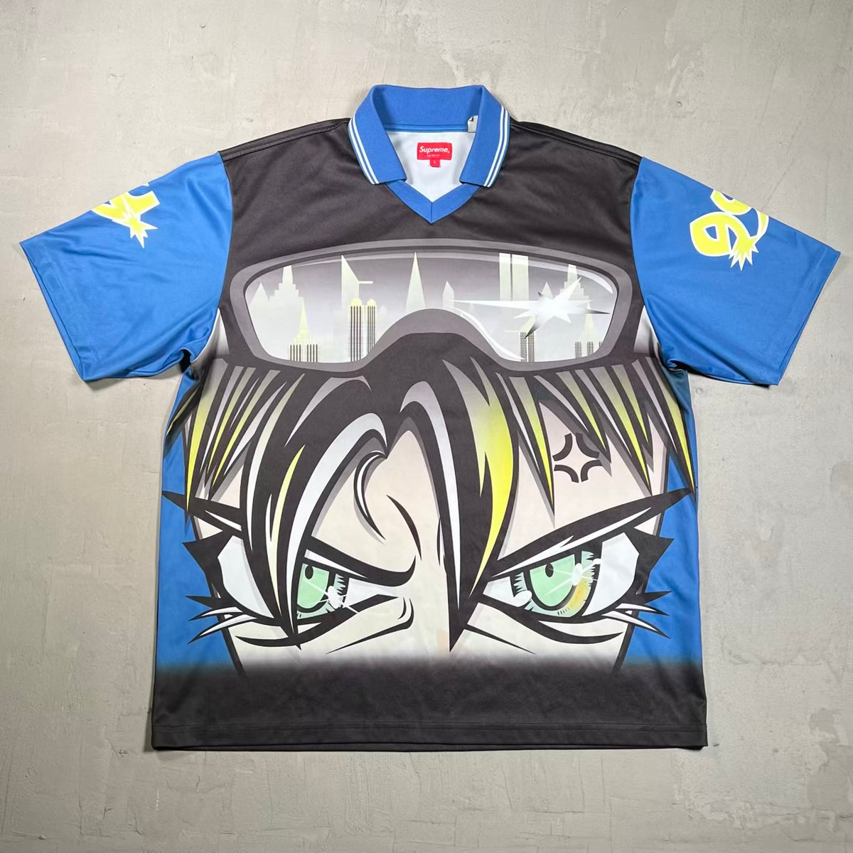 Supreme Character Soccer Blue Jersey (2023) Size Large USED x18888