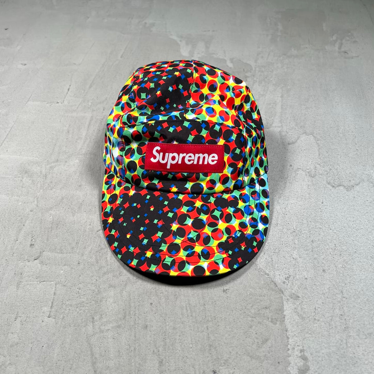 Supreme Gore-Tex Paclite Long Bill Multicolor Camp Cap Hat (2023) USED x18750