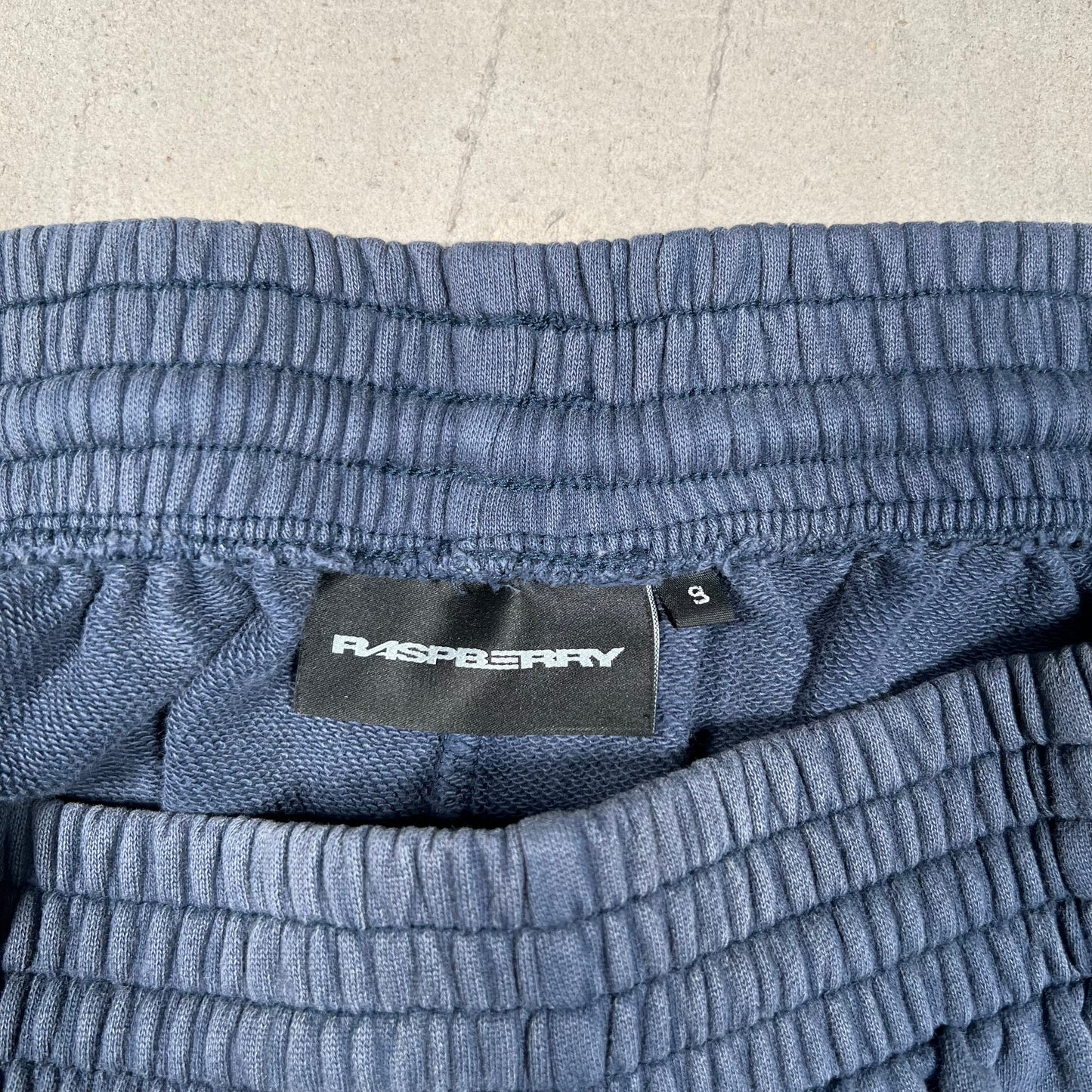 GV Gallery Raspberry Hills Palms Washed Blue Baggie Shorts Size Small USED x17535