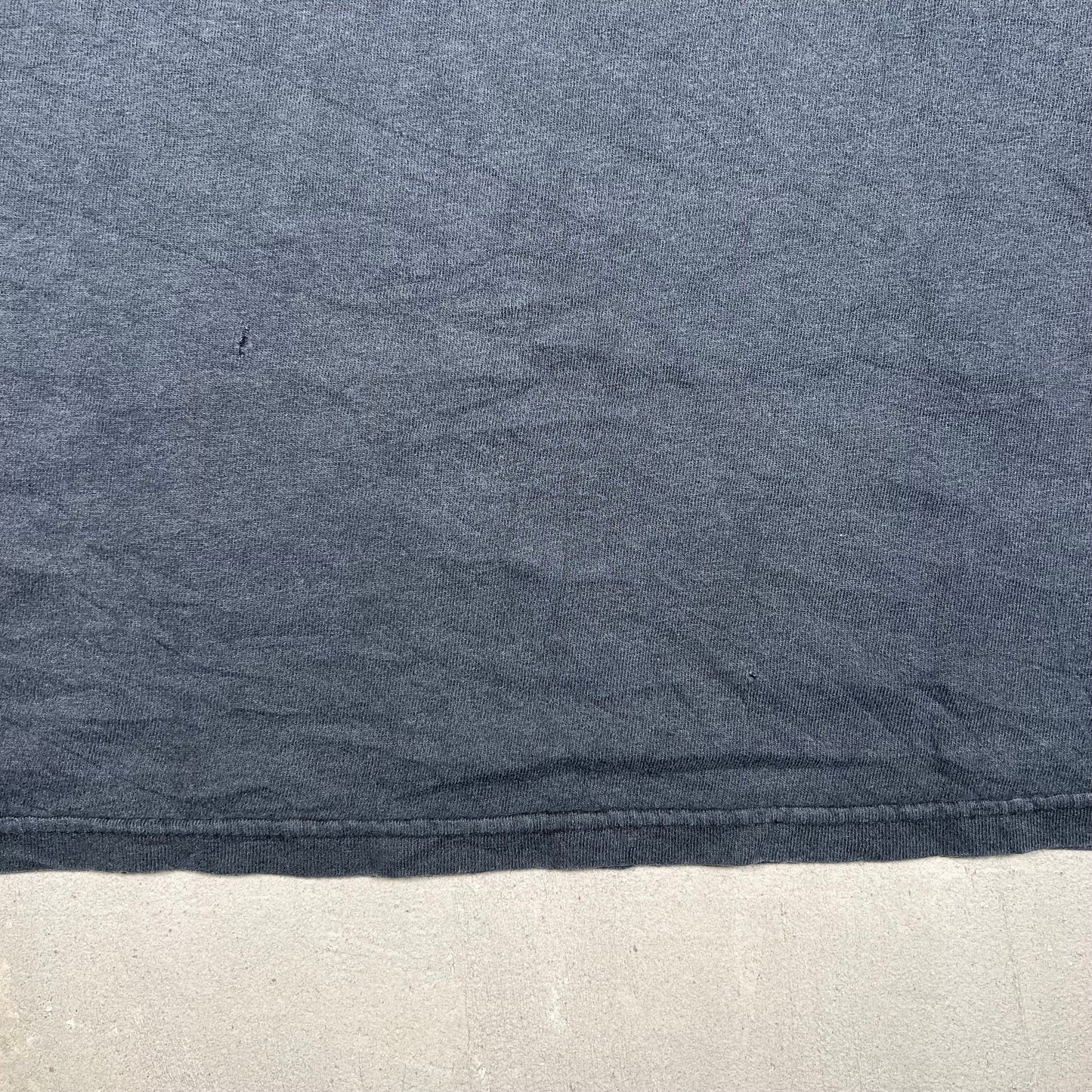1990s Taz Poker Washed Black tee Size Large USED v19104